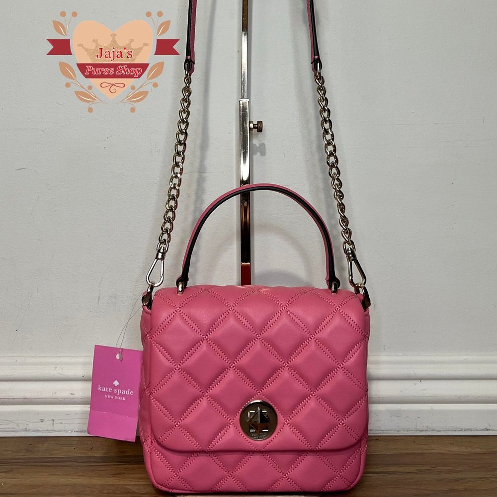 ❤️Kate Spade NY Quilted Leather Satchel & Xbody Purse❤️